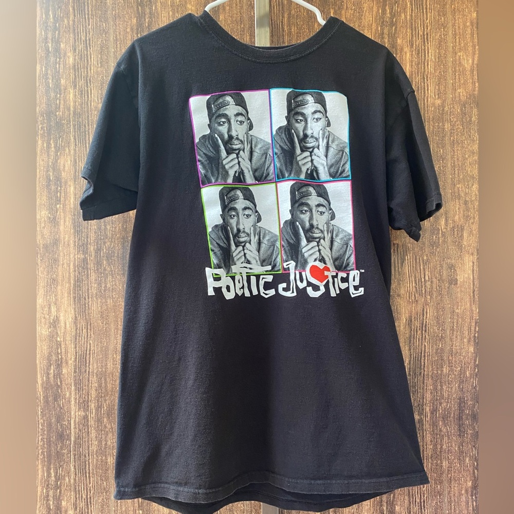 Tupac poetic justice tee shirt